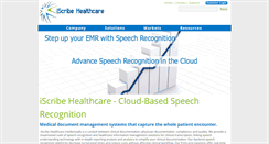 Desktop Screenshot of iscribehealthcare.com